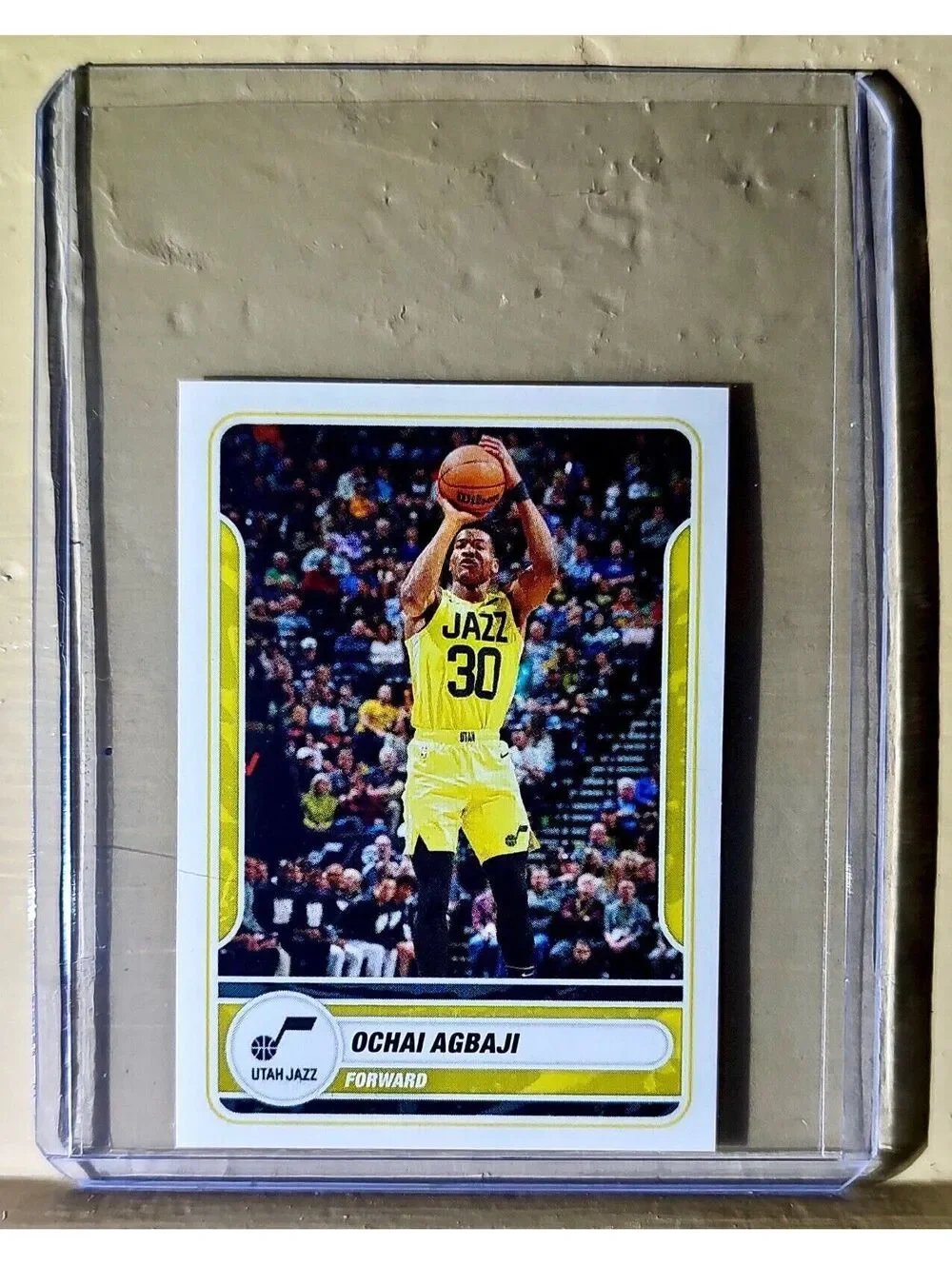 2023-24 Ochai Agbaji Panini NBA Basketball #484 Sticker Utah Jazz